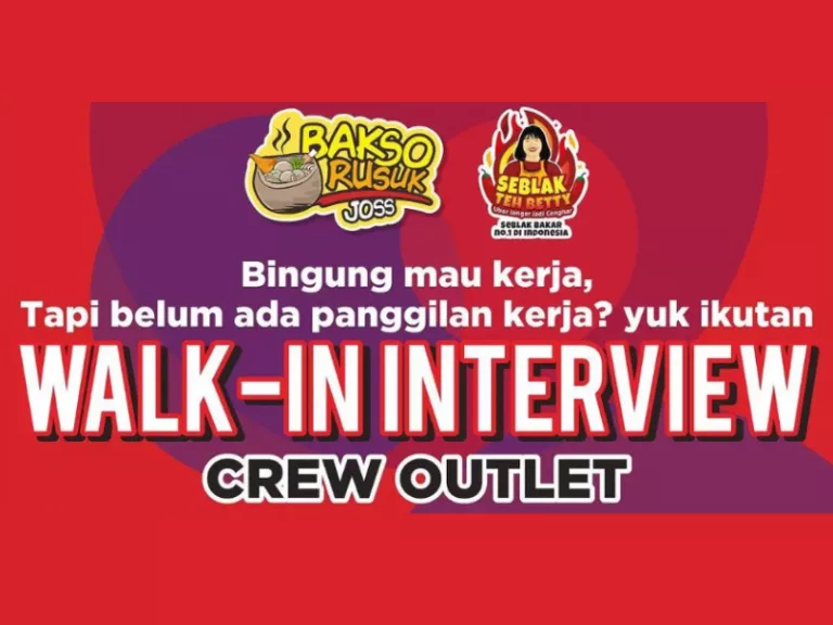 Bakso Rusuk Joss Bandung Gelar Loker Walk In Interview untuk Fresh Graduate SMA dan SMK