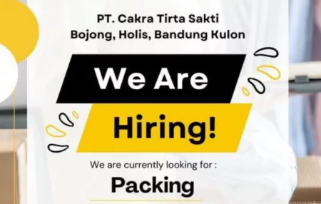 Berikut informasi loker yang diadakan PT Citra Tirta Sakti Bojong.