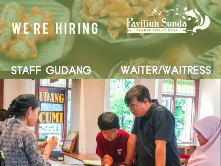 2 Posisi Sekaligus, Paviliun Sunda Bandung Gelar Loker untuk Fresh Graduate