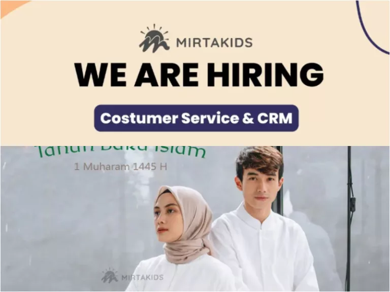 Baru Dibuka! Mirtakids Bandung Buka Loker Untuk Posisi Costumer Service, Ini Syaratnya