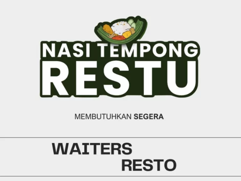4 Posisi Sekaligus! Nasi Rempong Restu Bandung Buka Loker untuk Fresh Graduate, Minat?