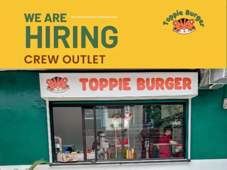 BUAT TAMATAN SMA dan SMK! Toppie Burger Bandung Gelar Loker Posisi Crew Outlet