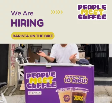 Langsung Daftar! People Meet Coffee Bandung Buka Loker Terbaru Posisi Barista Keliling