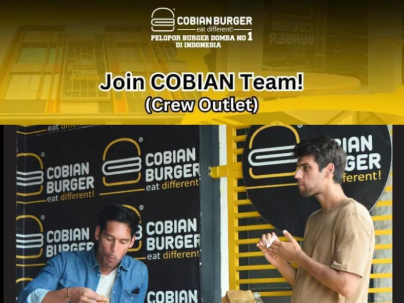 Tamatan SMA SMK Merapat! Cobian Burger Bandung Gelar Loker Terbaru, Ini Syaratnya