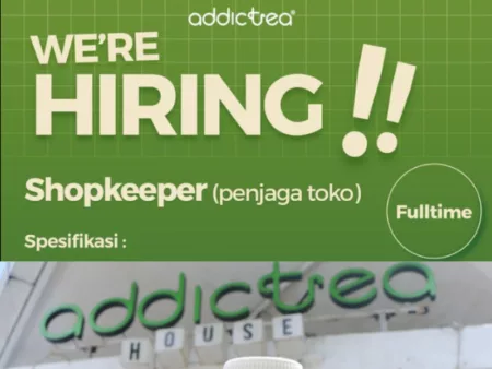 Buat Tamatan SMA SMK! Addictea Bandung Gelar Loker Terbaru, Ini Syaratnya