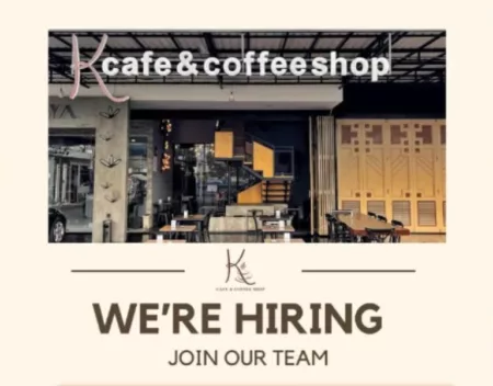 Loker SMA SMK Bandung: K Cafe and Coffe Shop Buka Lowongan 2 Posisi Sekaligus