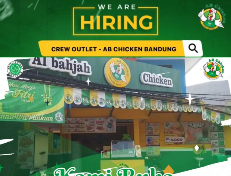 Loker SMP SMA SMK Bandung: Ab Chicken Gelar Lowongan Kerja Posisi Crew Outlet