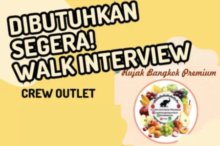 Berikut kualifikasi untuk loker dari Rujak Bangkok Premium