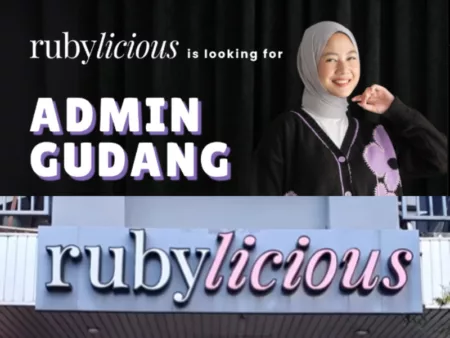 Info Loker Admin Gudang: Rubylicious Bandung Buka Lowongan untuk Tamatan SMA dan SMK