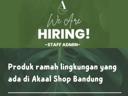 Info Loker Part Time: Akaal Shop Bandung Buka Lowongan Admin untuk Tamatan SMA dan SMK