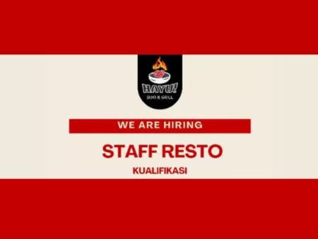 Loker Lulusan SMA dan SMK: Hayu! Suki dan Grill Bandung Buka Lowongan Posisi Staff Resto