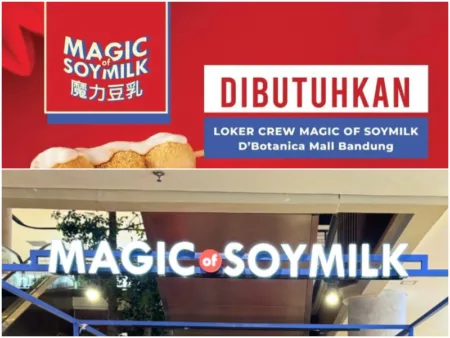 Penempatan di D'Botanica, Magic of Soymilk Bandung Buka Loker Posisi Crew Store, Minat?