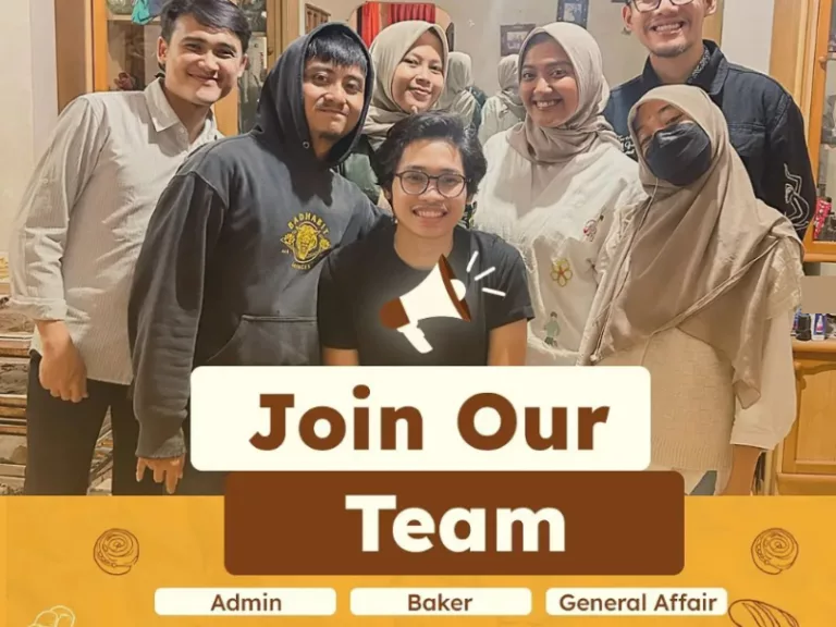 3 Posisi Sekaligus : Kenikmatan Duniawi Bakery Bandung Buka Loker untuk Fresh Graduate SMA dan SMK