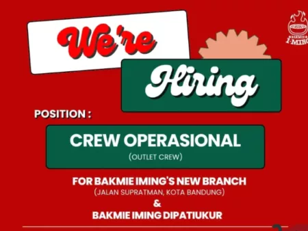 5 POSISI SEKALIGUS! Bakmi Iming Bandung Buka Loker Terbaru, Ini Link Daftarnya