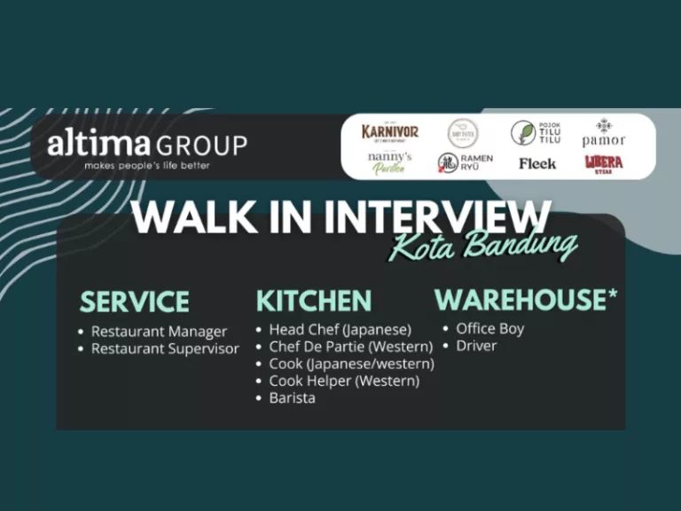 Altima Group Bandung Buka Loker Walk In Interview 9 Posisi untuk Fresh Gradate