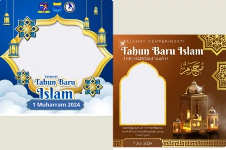Berikut 30 link Twibbon Tahun Baru Islam 2024 untuk meramaikan di media sosial