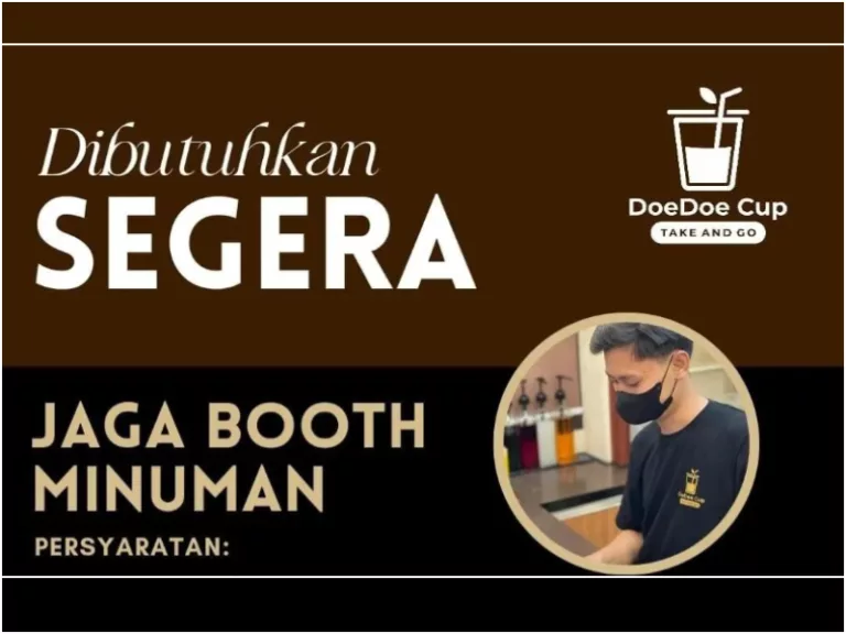 Buat Fresh Graduate! Doe Doe Cup Gelar Loker bagi Lulusan SMA, Ini Syaratnya