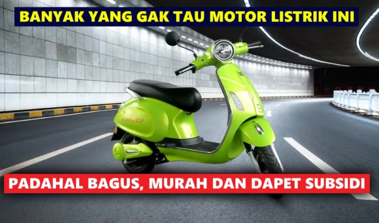 Cuma 10 Jutaan, Motor Listrik Alessa Uno Punya Desain Keren Mirip Vespa, Durasi Ngecas Cuma 30 Menit!