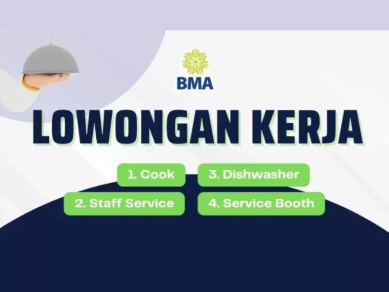 Datang Langsung! CV BMA DT Bandung Buka Loker 4 Posisi Sekaligus untuk Lulusan SMA dan SMK