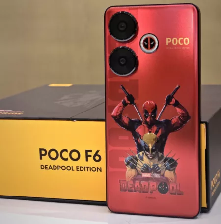 POCO F6 Deadpool & Wolverine Edition Foto X @Himanshu_POCO