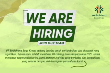 PT Sedjahtera Boga Kreasi buka loker terbaru, begini info detailnya