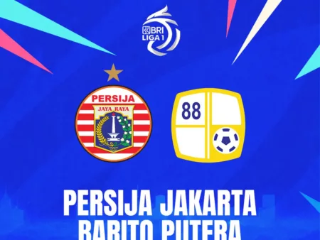 LINK Live Streaming Liga 1: Persija Jakarta vs Barito Putera/ Bola.com