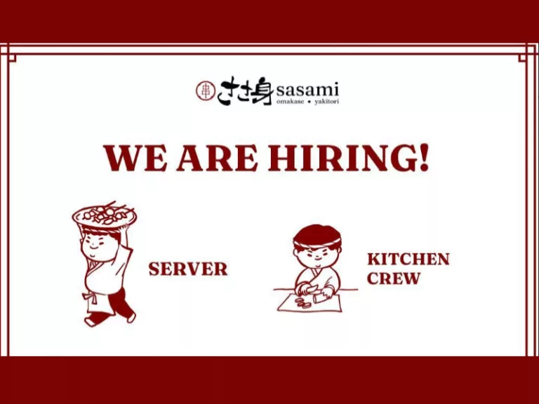 Fresh Graduate Bisa Daftar! Sasami Omakase Yakitori Bandung Buka Loker untuk Tamatan SMK