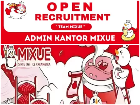 Info Loker Admin: Mixue Bandung Buka Lowongan untuk Tamatan SMA dan SMK, Ini Link Daftarnya