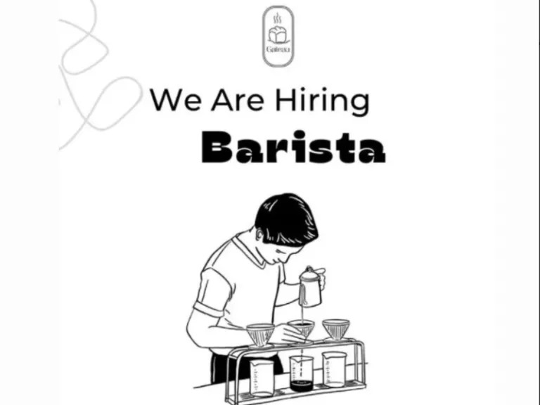 Info Loker Barista: Gateau Bandung Buka Lowongan Terbaru untuk Lulusan SMA dan SMK