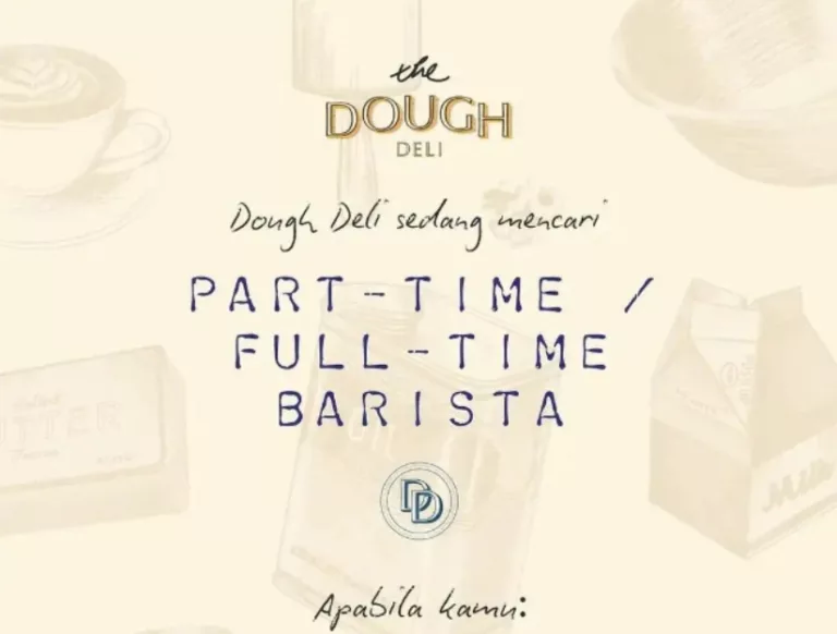 Info Loker Barista: The Dough Deli Bandung Buka Lowongan Terbaru, Ini Syaratnya