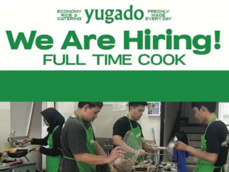 Info Loker Cook: Yugado Bandung Buka Lowongan untuk Tamatan SMK, Gini Syaratnya