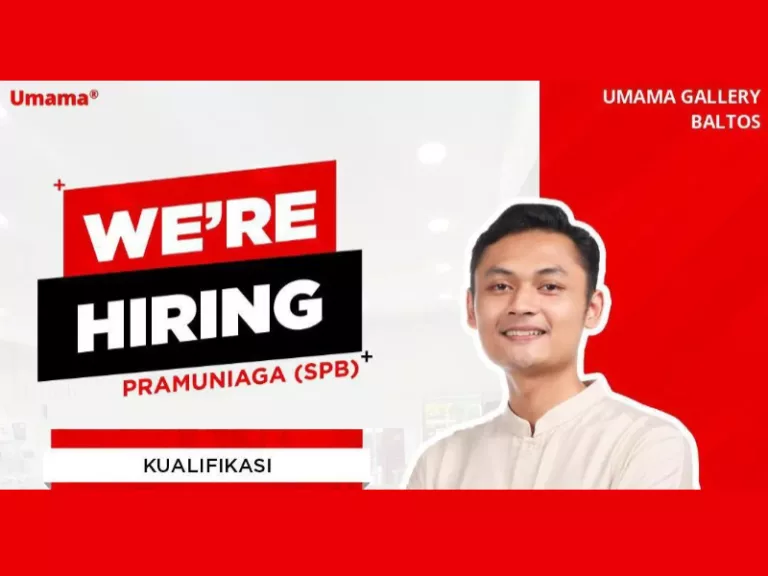 Loker Umama Bandung: Lulusan SMA dan SMK Bisa Daftar, Gini Syaratnya