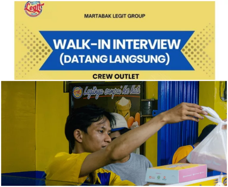 Walk In Interview! Martabak Legit Group Bandung Buka Loker Terbaru untuk Tamatan SMA dan SMK