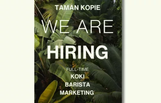 3 Posisi Sekaligus! Taman Kopie Bandung Buka Loker Terbaru, Ini Syaratnya