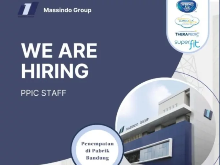 TERBARU! Massindo Group Bandung Buka Loker Terbaru, Ini Syarat dan Cara Daftarnya