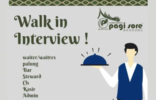 Walk In Interview! Pagi Sore Bandung Buka Loker 7 Posisi untuk Lulusan SMA dan SMK