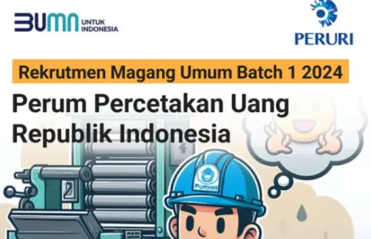 Info Loker BUMN: Perum PERURI Gelar Lowongan Magang, Ini Link Daftarnya