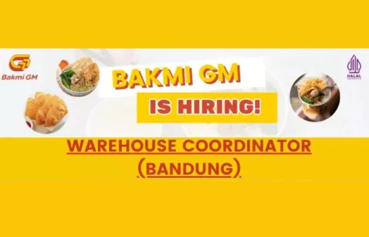 Info Loker Koordinator Gudang: Bakmi GM Bandung Buka Lowongan Terbaru, Ini Link Daftarnya