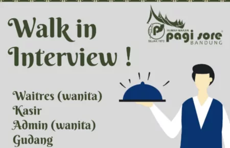 Walk In Interview! Pagi Sore Bandung Gelar Loker 4 Posisi Untuk Tamatan SMA dan SMK