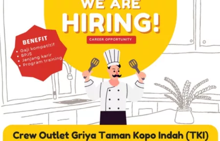 Kabobs Griya Taman Kopo Indah Bandung Buka Loker Buat Tamatan SMA dan SMK, Minat?